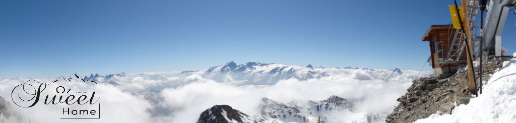 Vue du Pic Blanc toujours enneigé