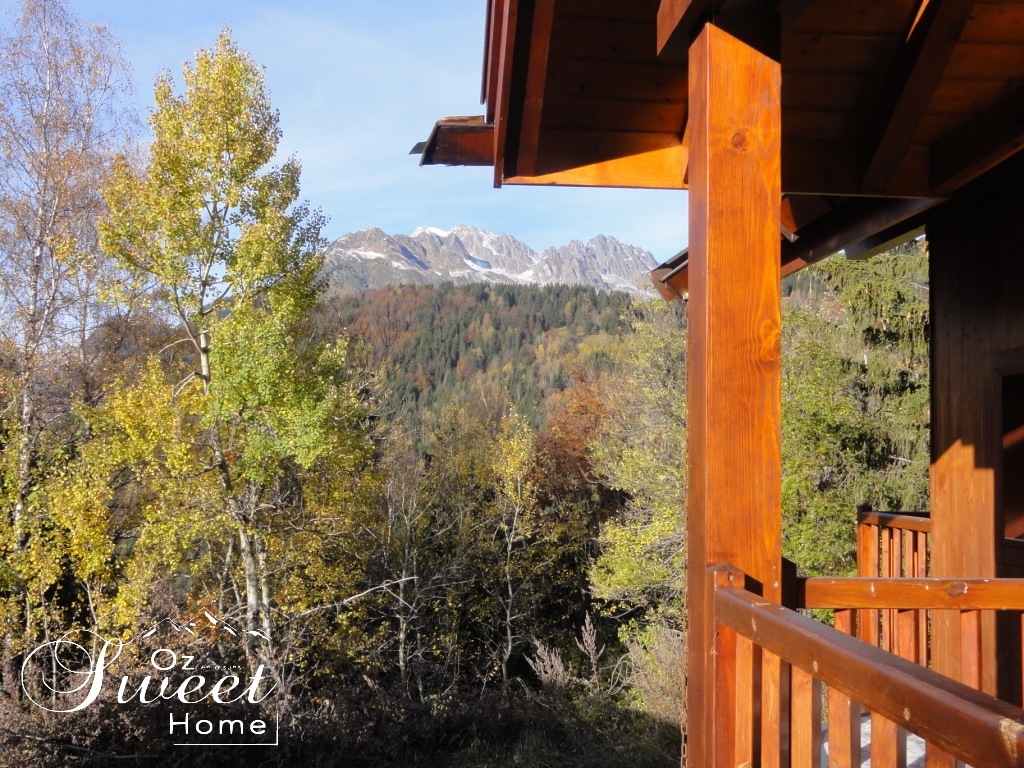 le chalet à l'automne