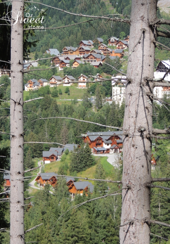 La station piétonne d'Oz en Oisans